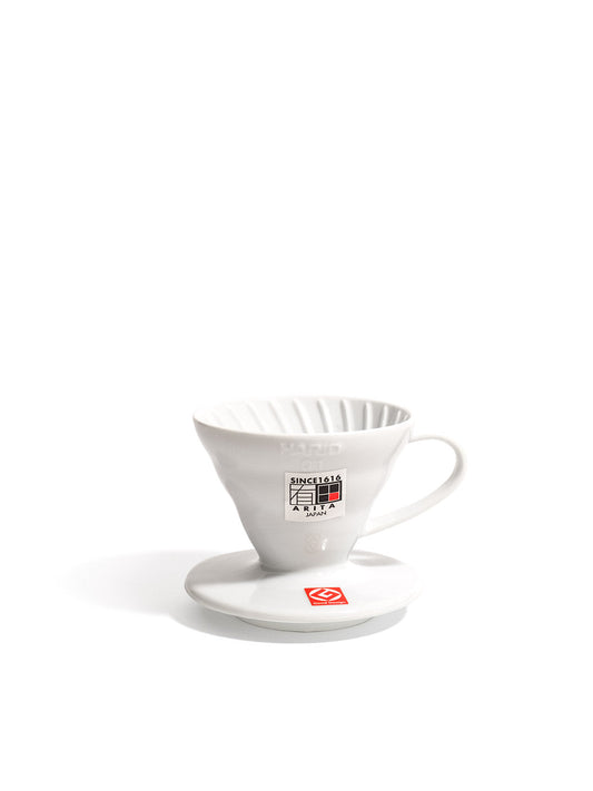 Schoenkaffee - Hario V60 Kaffeefilter Keramik Weiss - 01